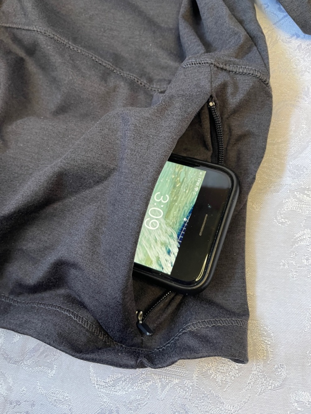 NWT all in motion Charcoal Black Zip-Front Performance Jacket. Size XXL. - Picture 4 of 4